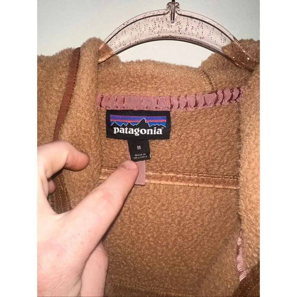Patagonia Women's Retro Pile Hoody M Tan - Picture 4 of 5
